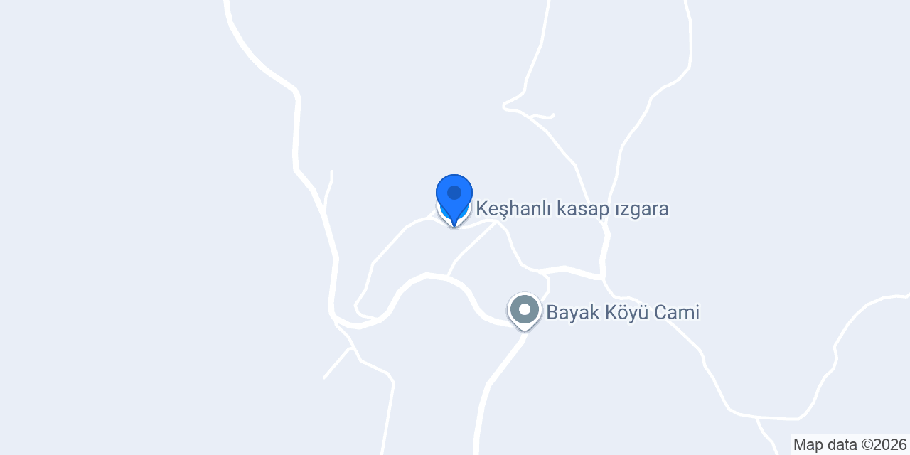 Keşhanlı kasap ızgara konumu
