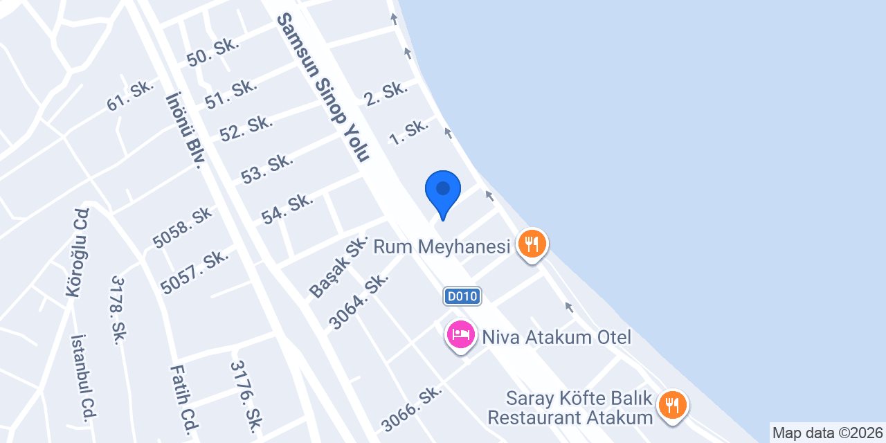 BE'Academy Samsun konumu