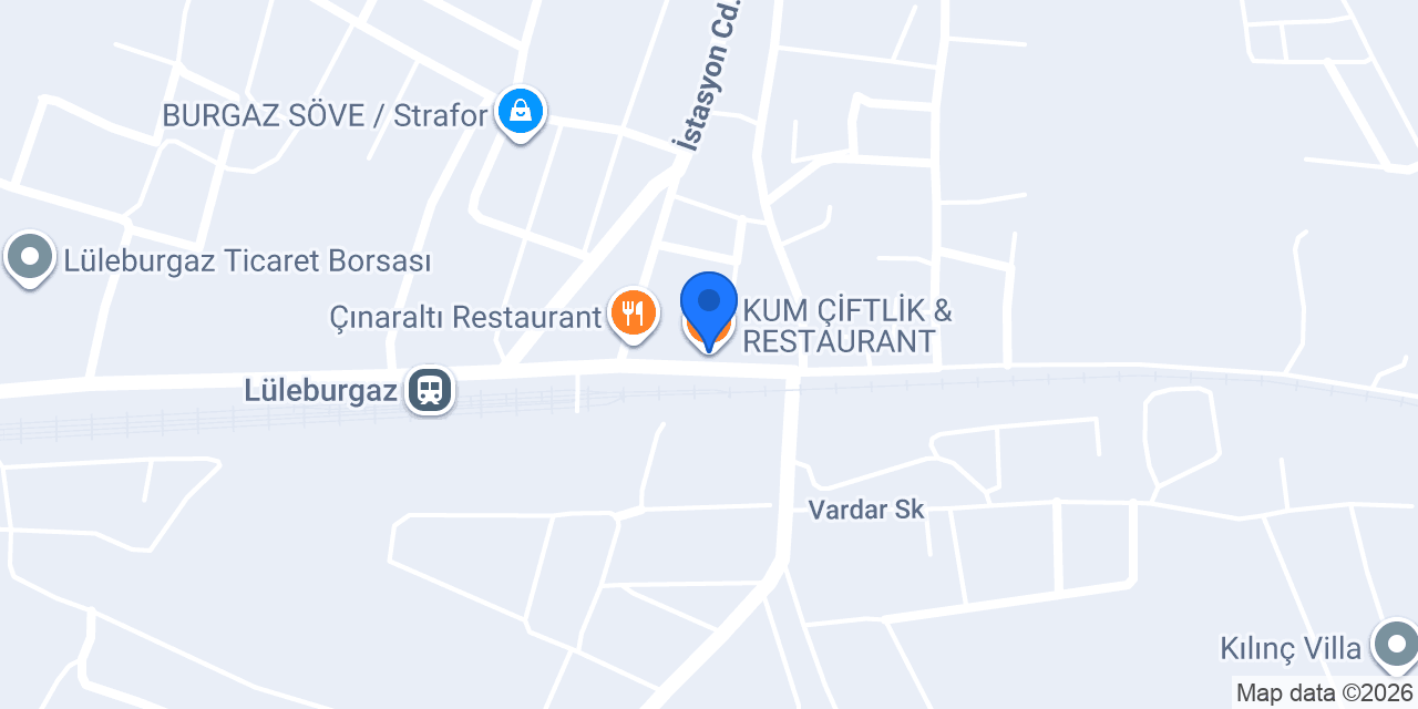 KUM ÇİFTLİK & RESTAURANT konumu