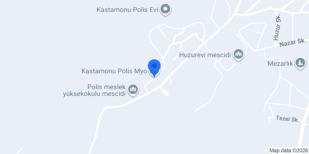 Kastamonu Polis Myo konumu