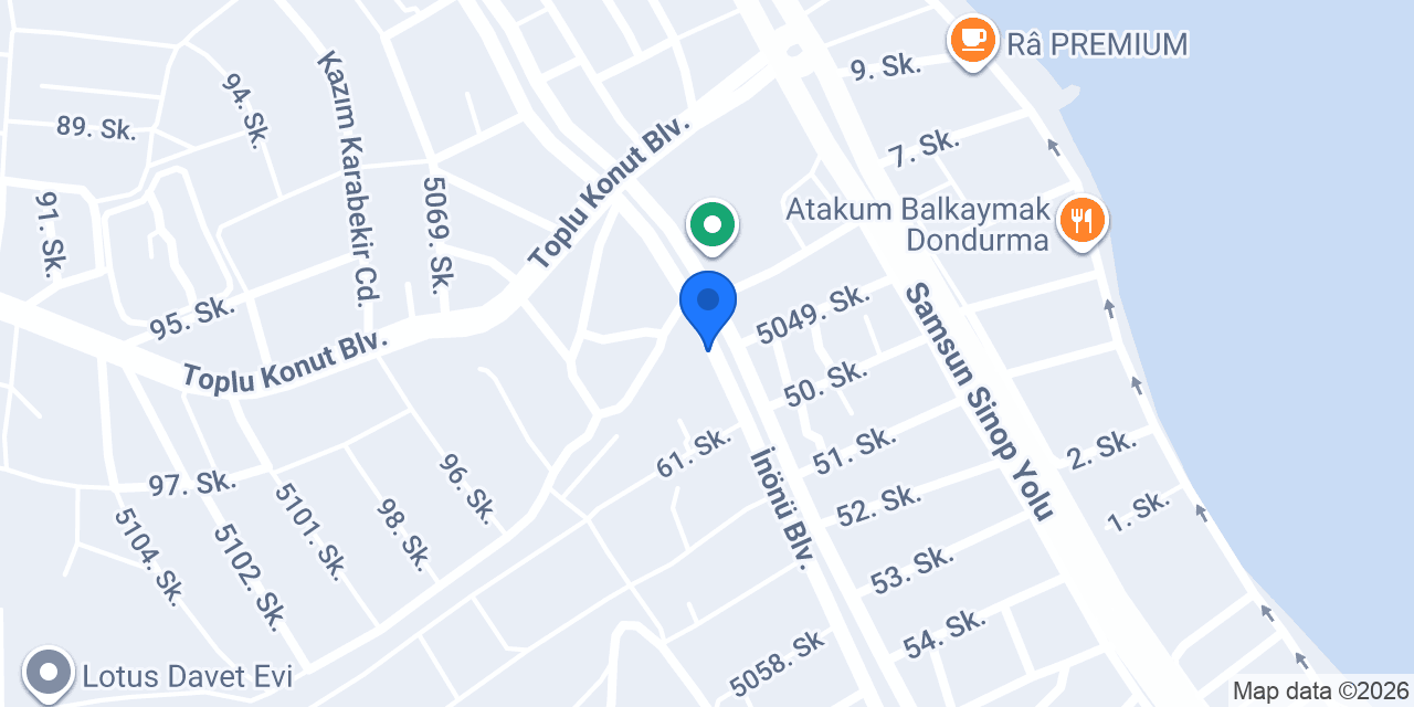 Nirvana Spa Masaj Samsun konumu