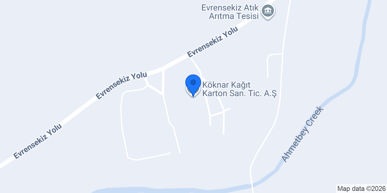 Köknar Kağıt Karton San. Tic. A.Ş. konumu