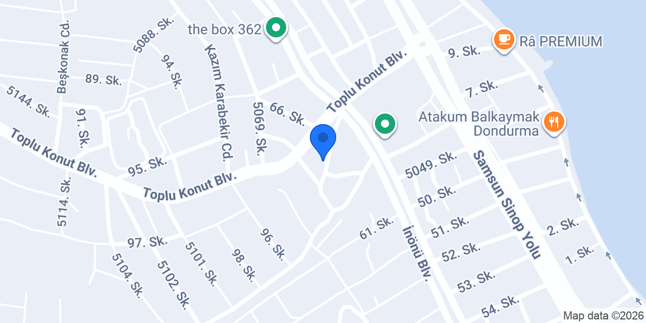 KÖSE ELEKTRİK SAMSUN konumu