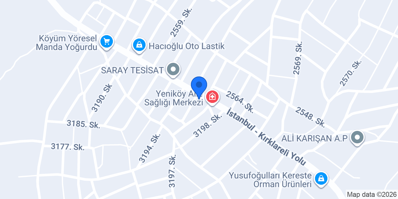 Yoncalı Yapı Malzemeleri konumu