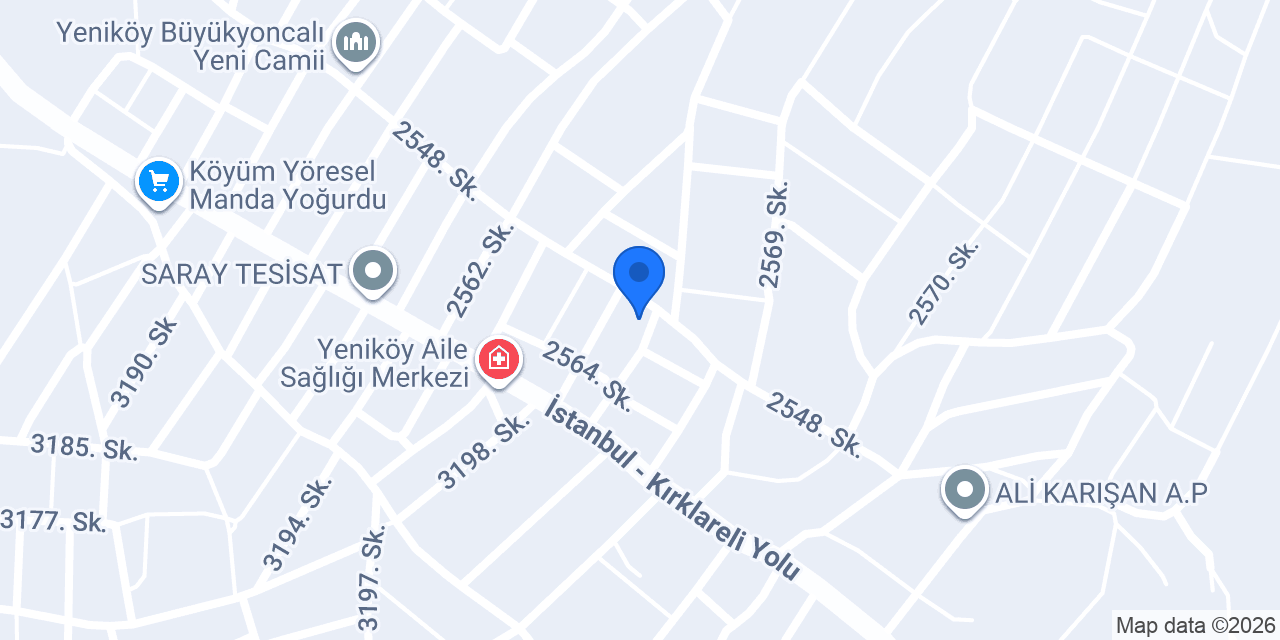 YENİKÖYLÜ MOBİLYA TASARIM konumu