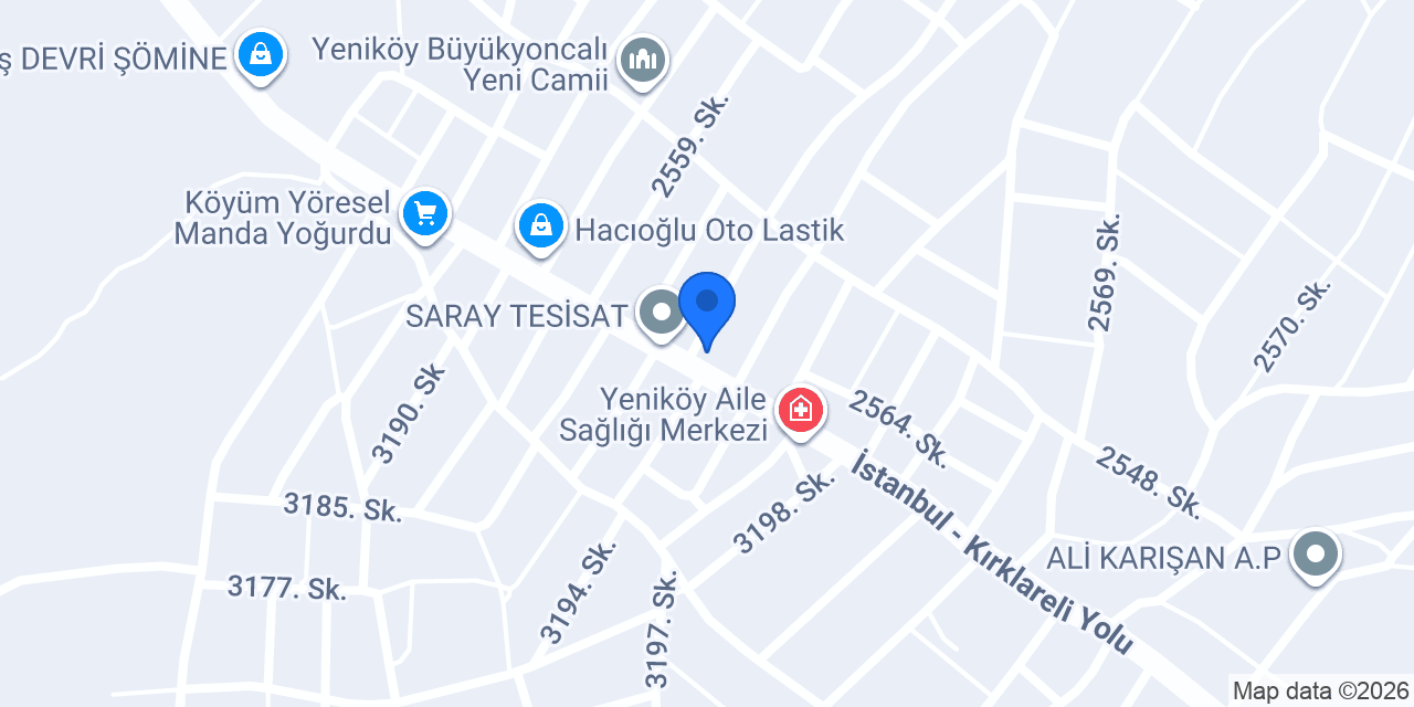 Doyasıya Tatlar Pastanesi konumu