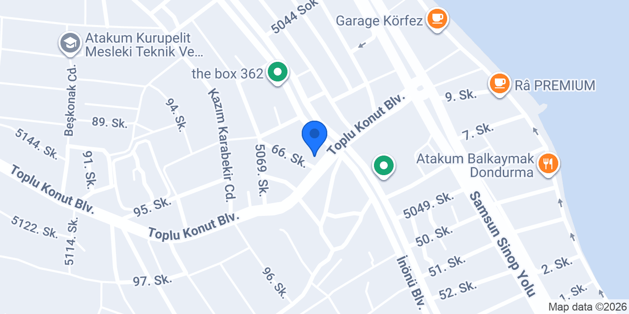 Körfez kamyon Dürüm konumu