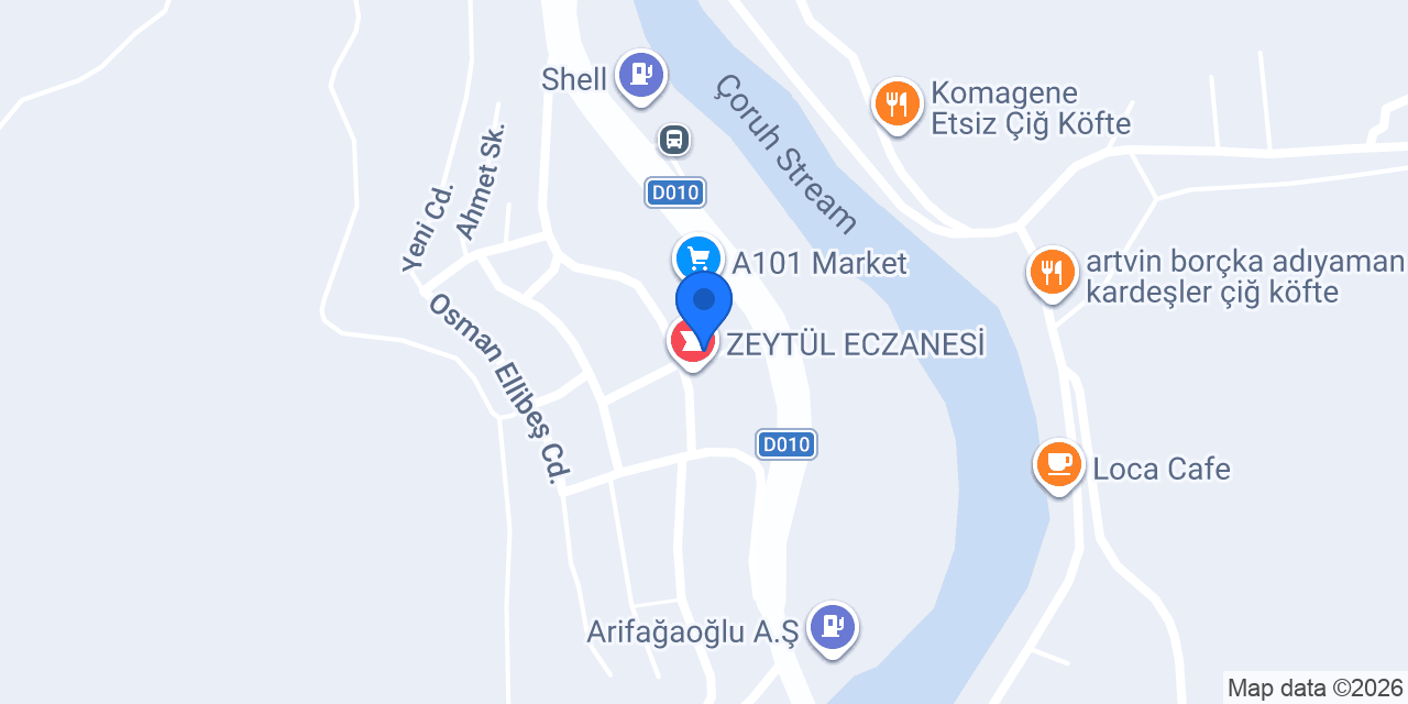 Borçka Tapu Müdürlüğü konumu