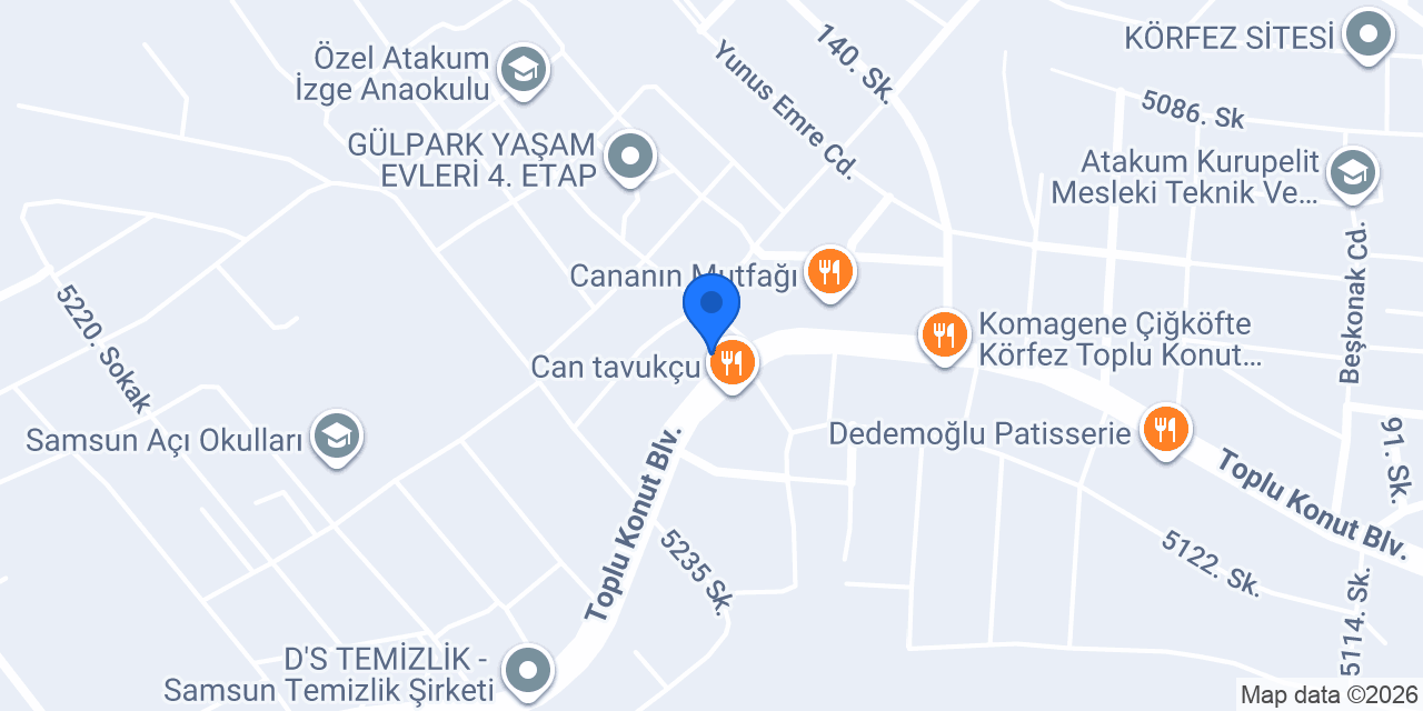 Çakır 55 emlak konumu