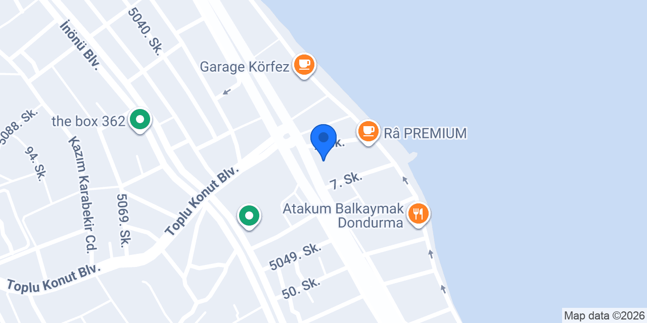 ATAKUM AYKA OTEL konumu