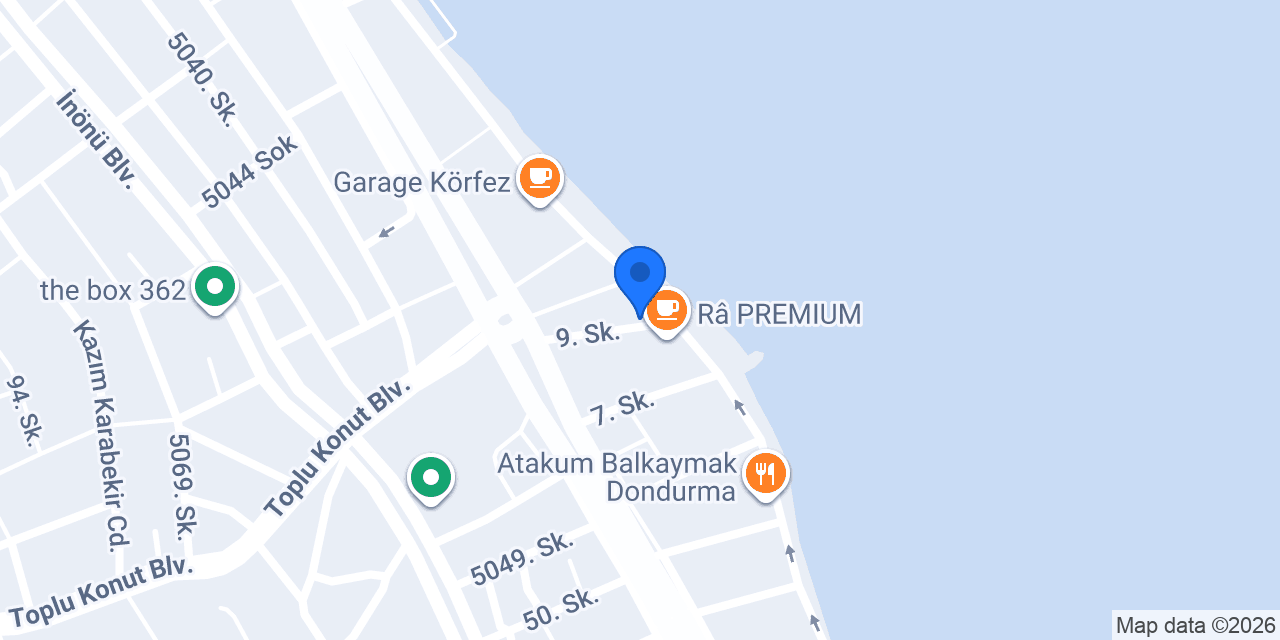 Marina Hotel Samsun konumu