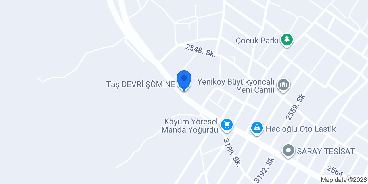 Taş DEVRİ ŞÖMİNE konumu
