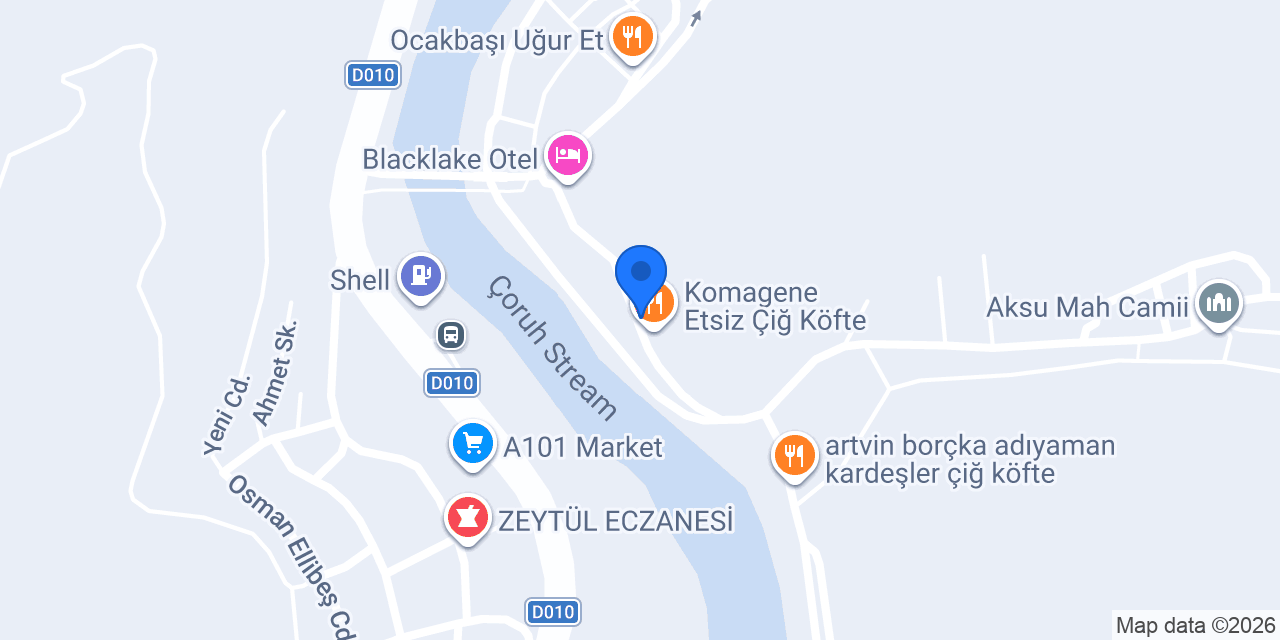 Borçka ev-diz spot konumu