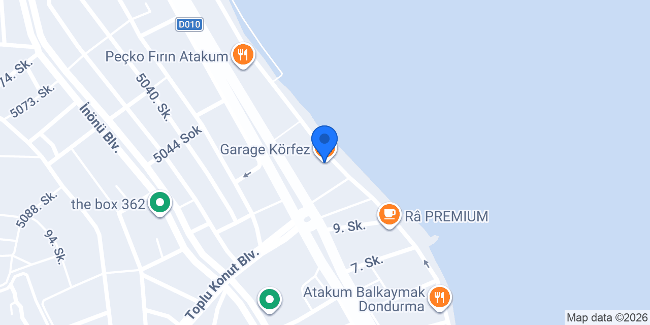 Garage Körfez konumu