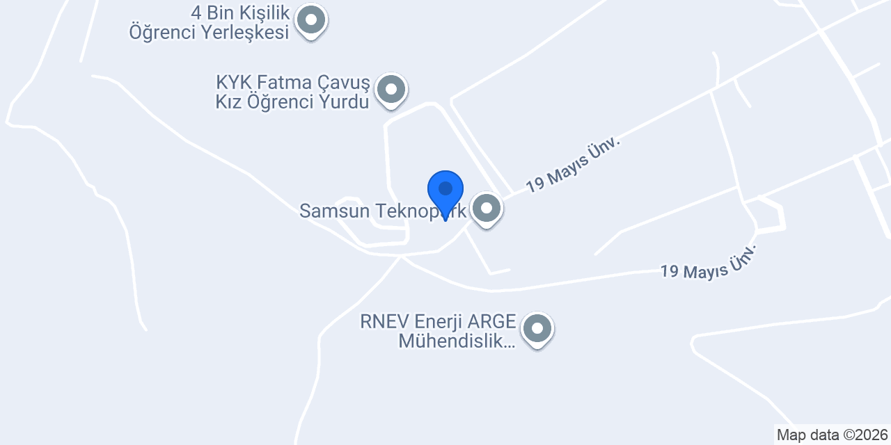 Kyk Samsun Kız Yurdu konumu