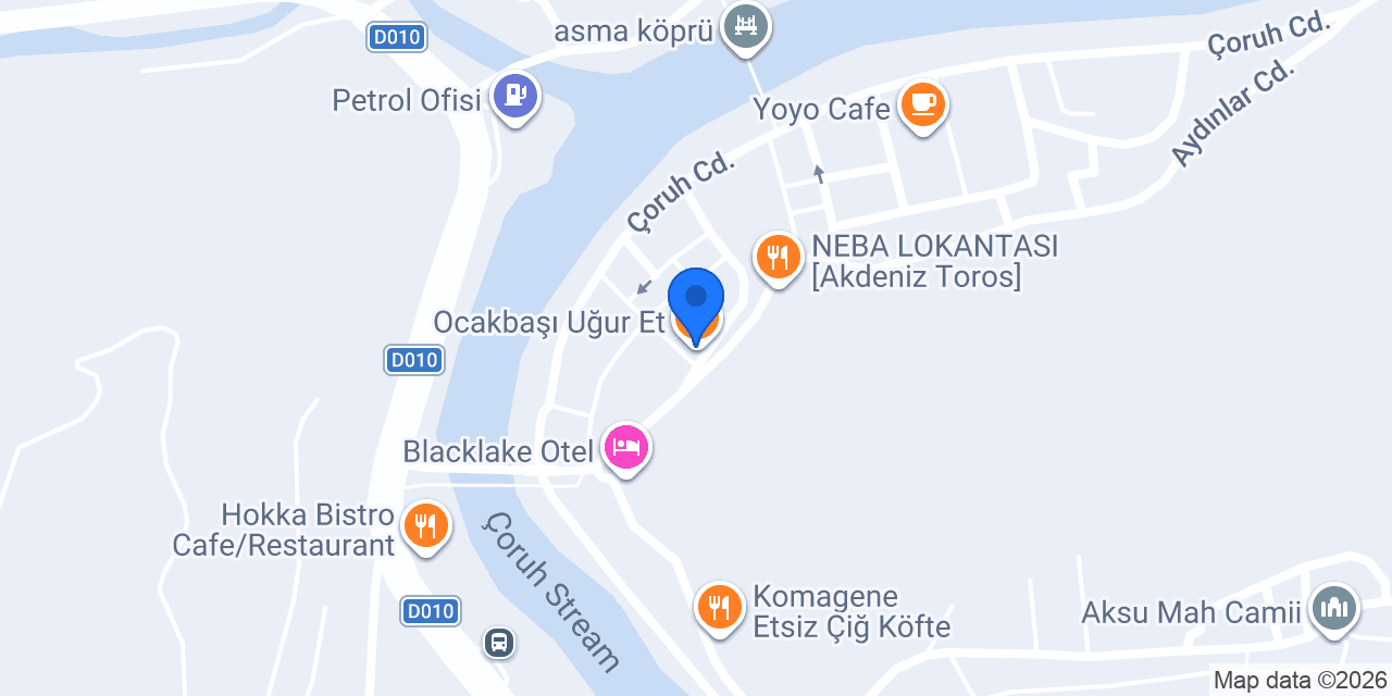 FUAT APART OTEL konumu