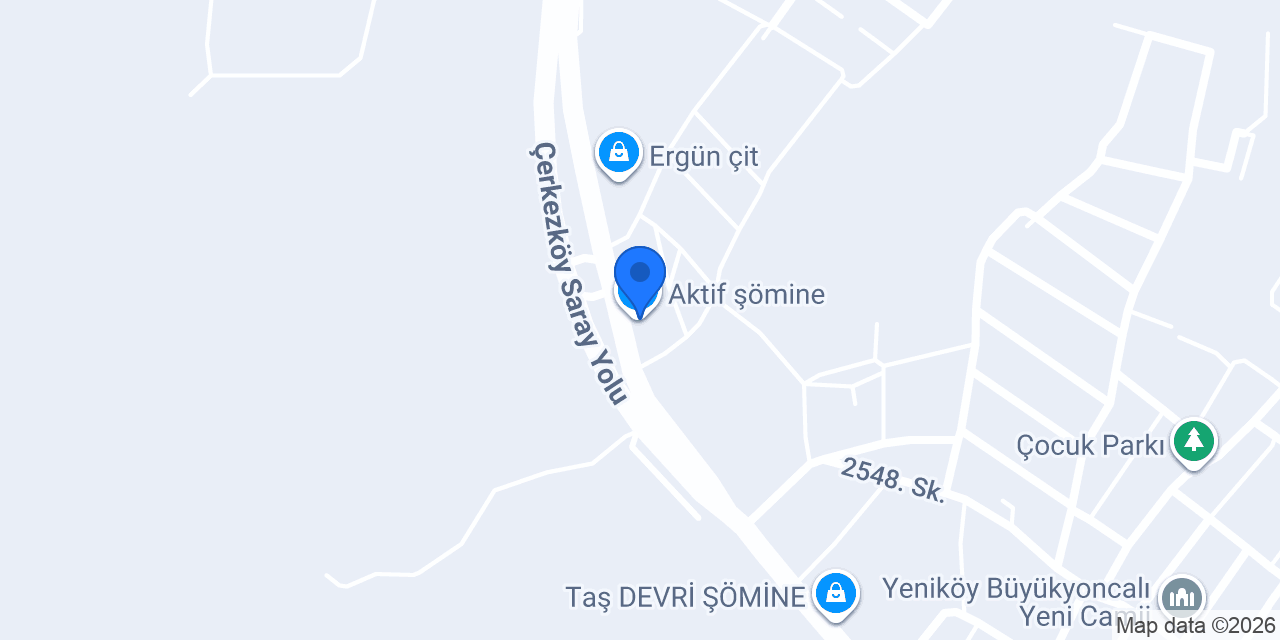 Aktif şömine konumu