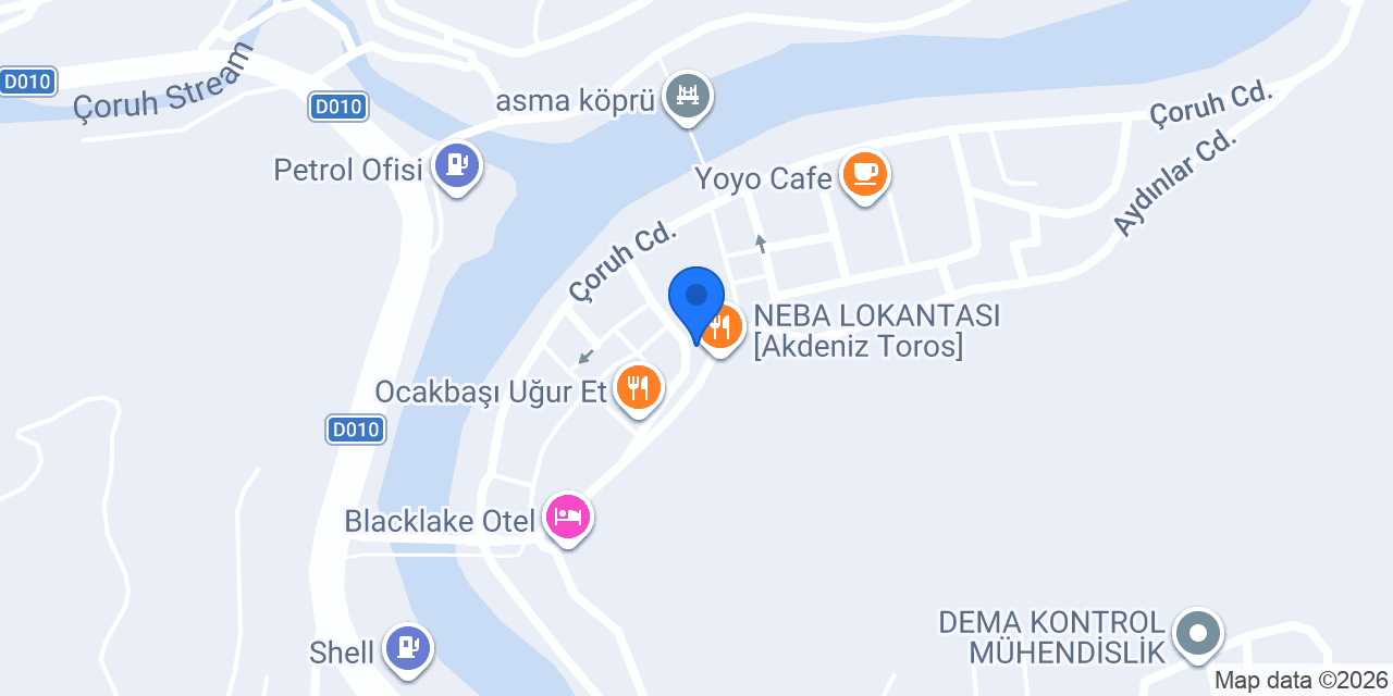 Borçka Katık Döner konumu