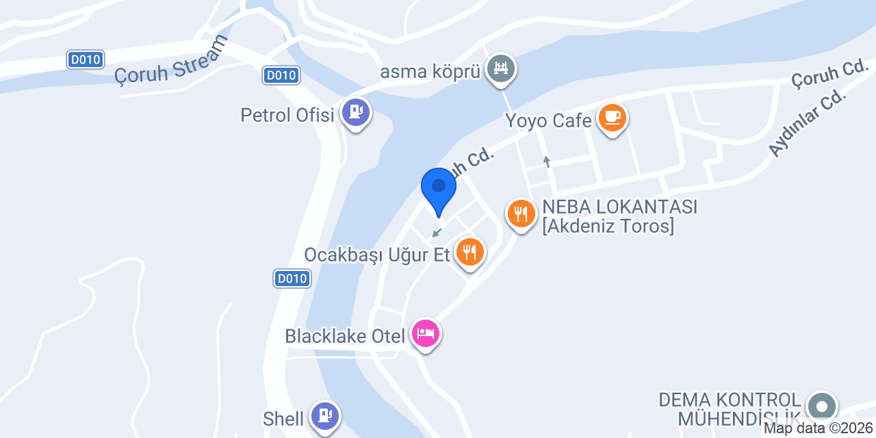 Sahil Lokantası Borçka konumu