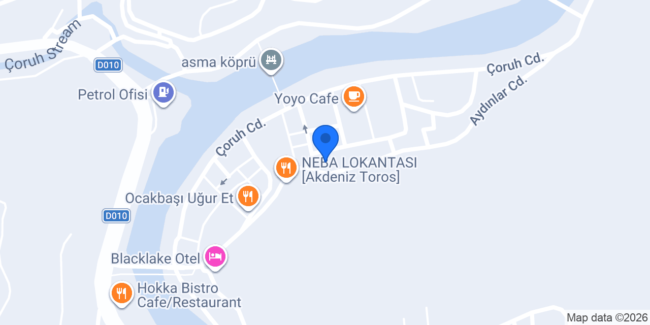 Kahyaoğlu Ticaret konumu