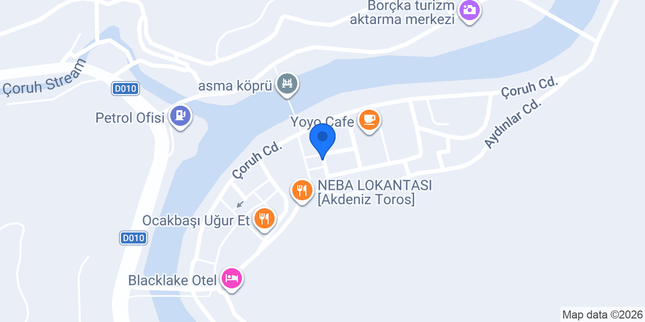 Gündoğdu Mobilya Borçka konumu