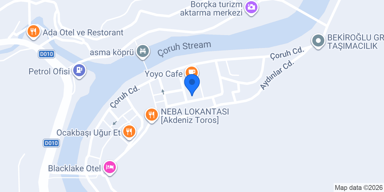 DHL eCommerce - Borçka Şubesi konumu
