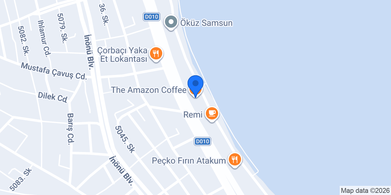 The Amazon Coffee konumu