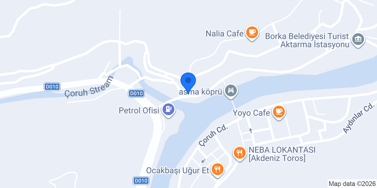 Marketim Borçka konumu