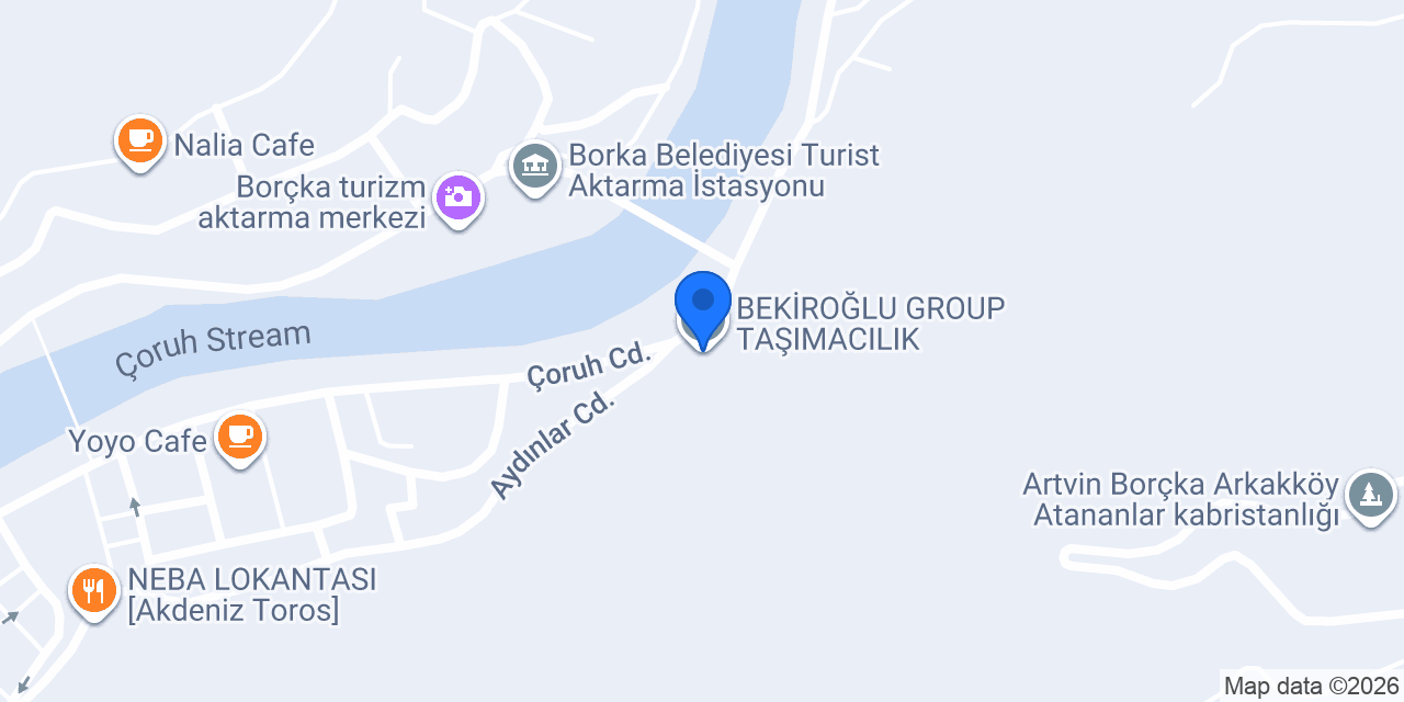 BEKİROĞLU GROUP TAŞIMACILIK konumu