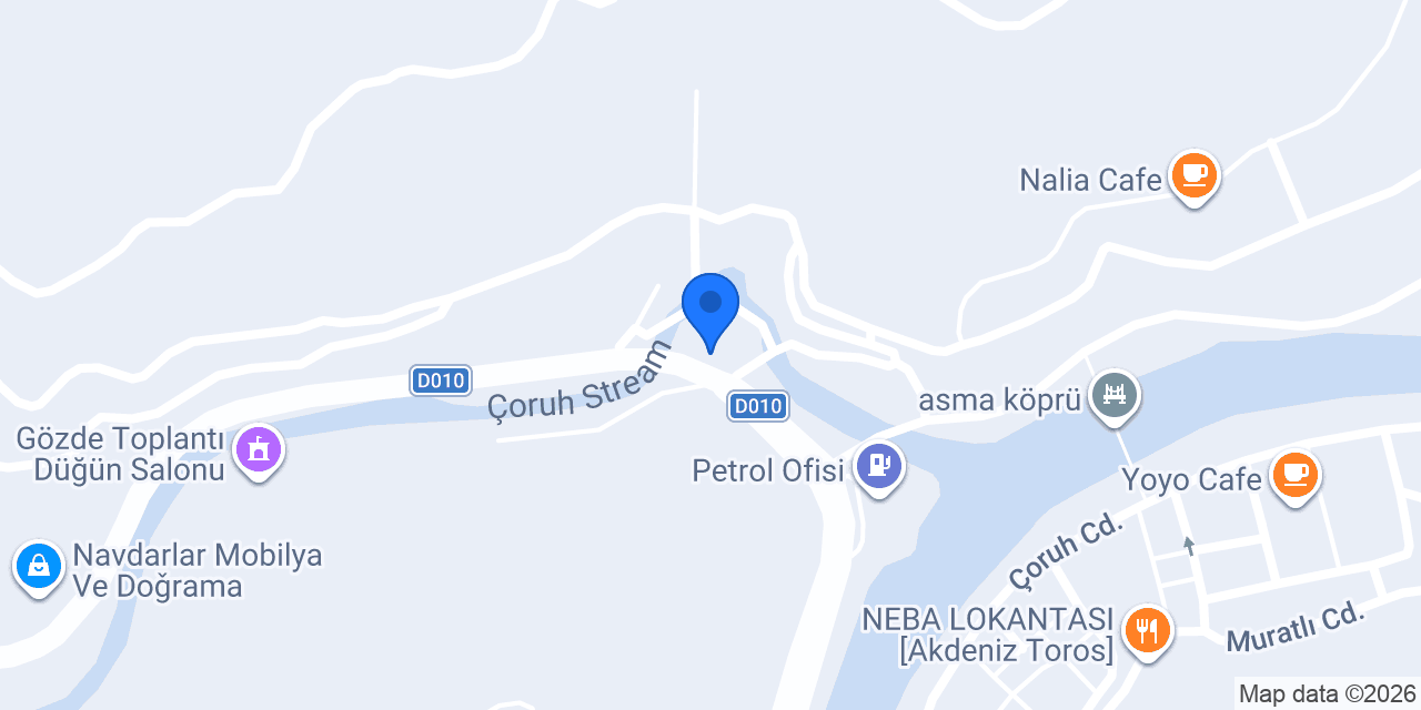 Ada Otel ve Restorant konumu