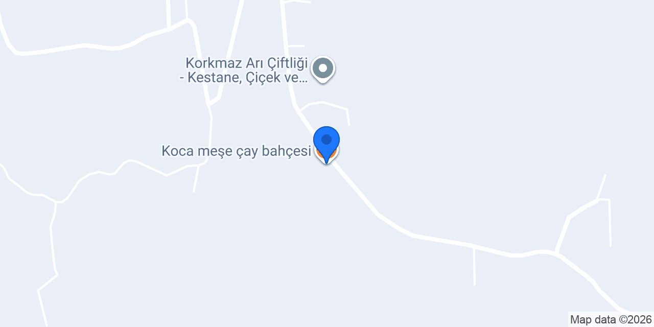 Koca meşe çay bahçesi konumu