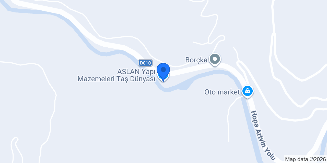 ASLAN Yapı Mazemeleri Taş Dünyası konumu