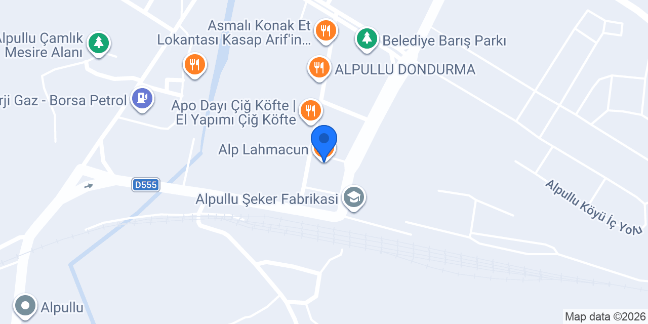 Alp Lahmacun konumu