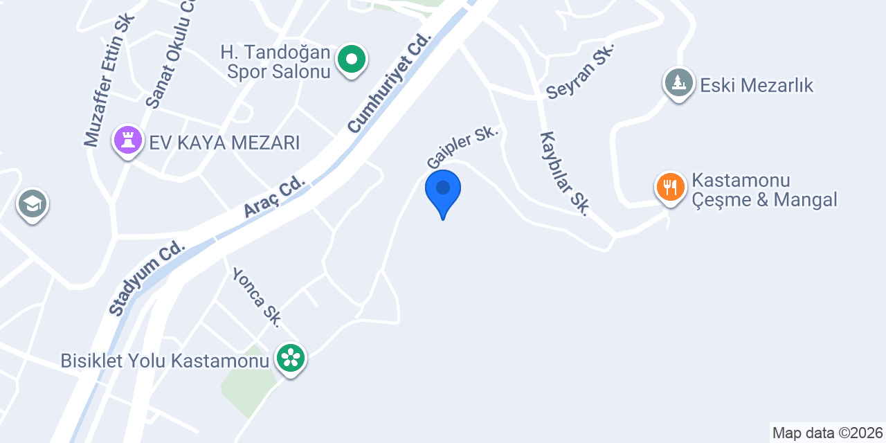 Öz Ennur Unlu Mamulleri konumu