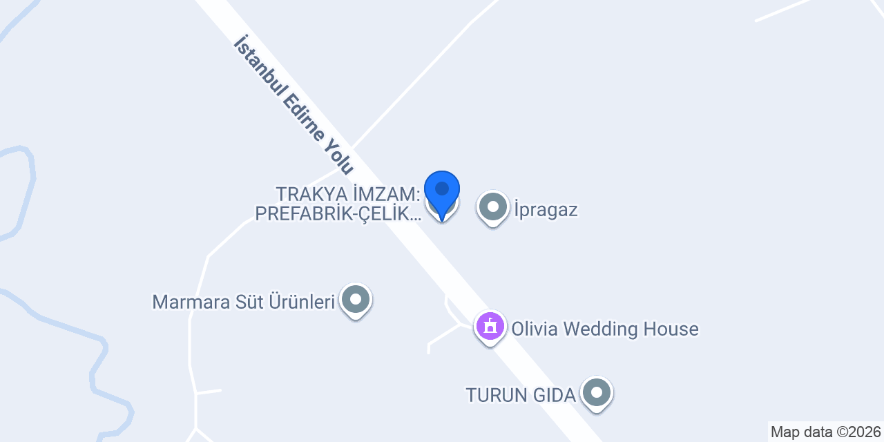 TRAKYA İMZAM: PREFABRİK-ÇELİK YAPI & KONTEYNER konumu