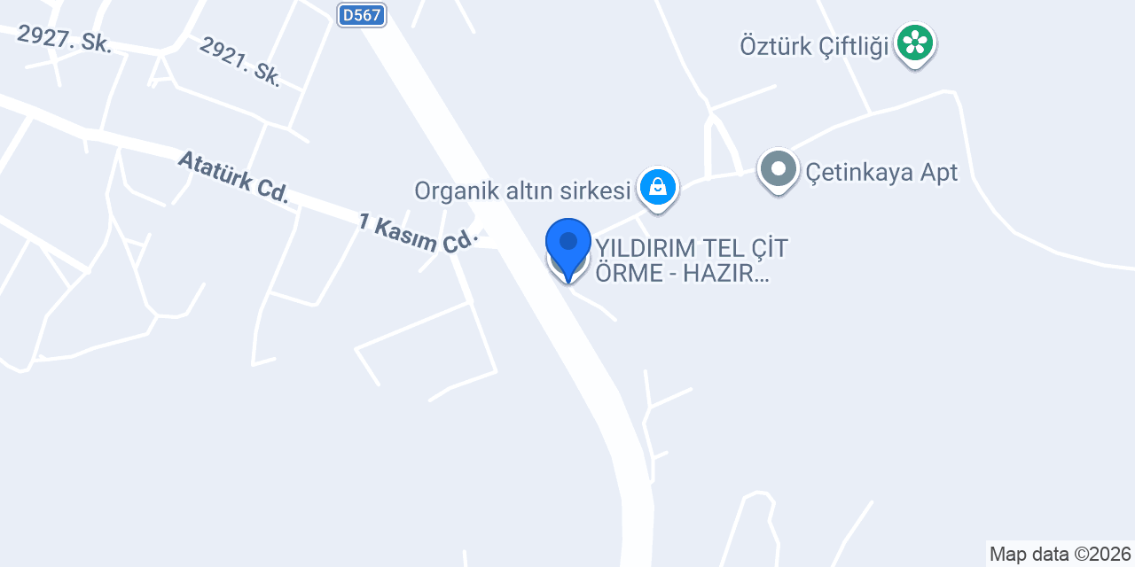 YILDIRIM TEL ÇİT ÖRME - HAZIR DUVAR - DEMİR KAPI konumu