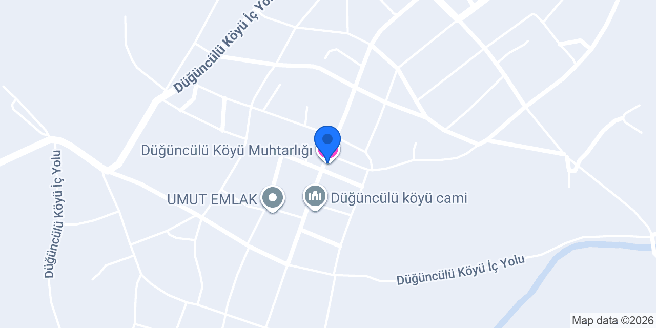Düğüncülü Köyü Muhtarlığı konumu
