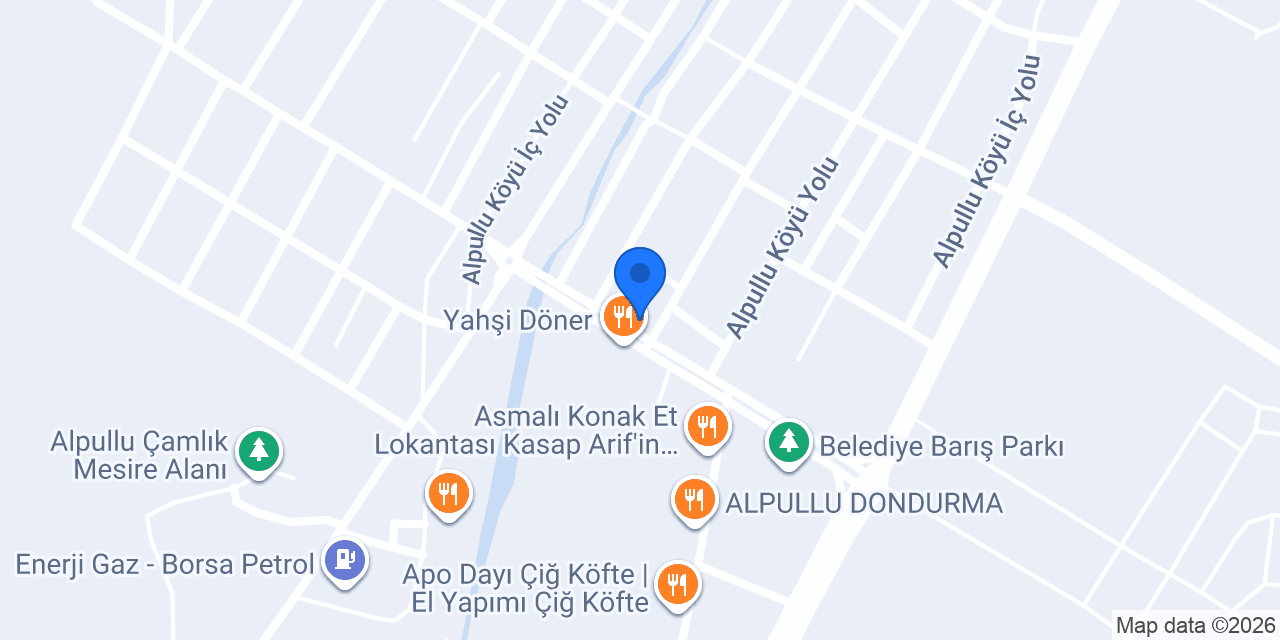 Şekerbank Alpullu Şubesi konumu