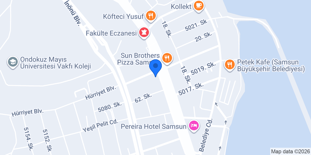 Eflatun Kitap & Kafe konumu