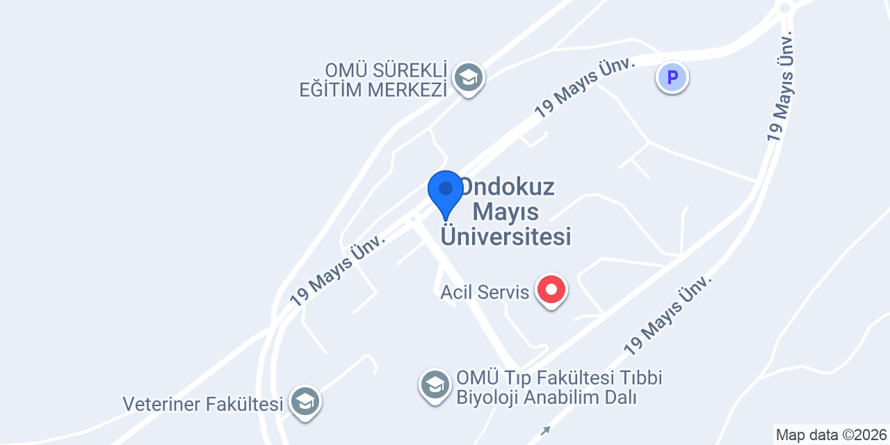 Ptt - 19 Mayıs Üniversitesi Şb. konumu