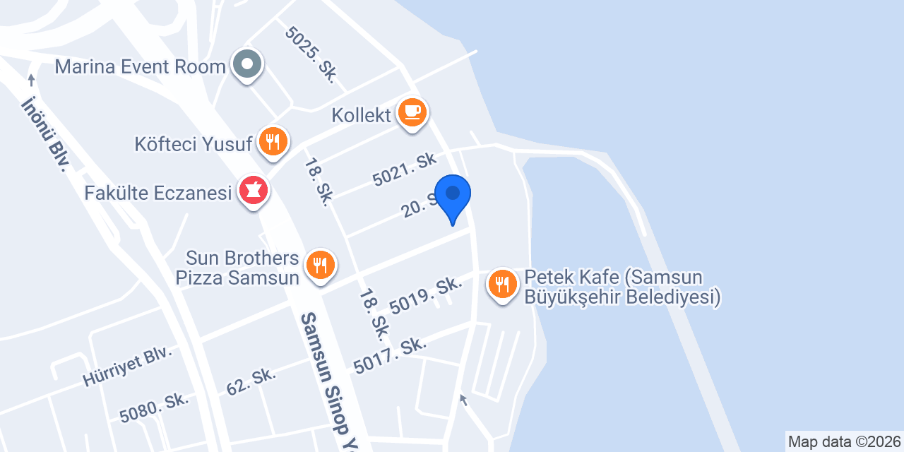 Liverpool Marina Samsun konumu