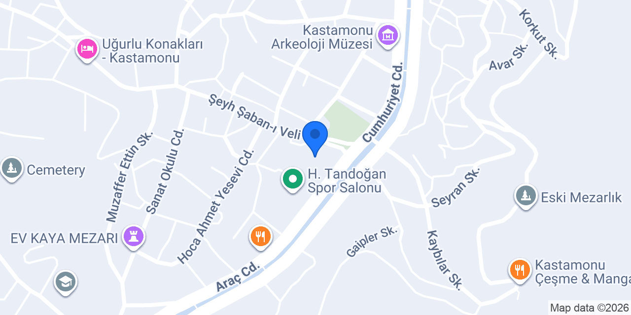 Atabey İmam Hatip Ortaokulu konumu