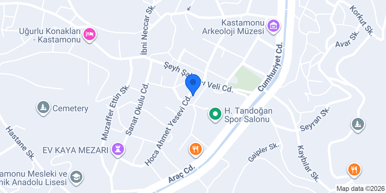 İnönü Polis Karakolu konumu