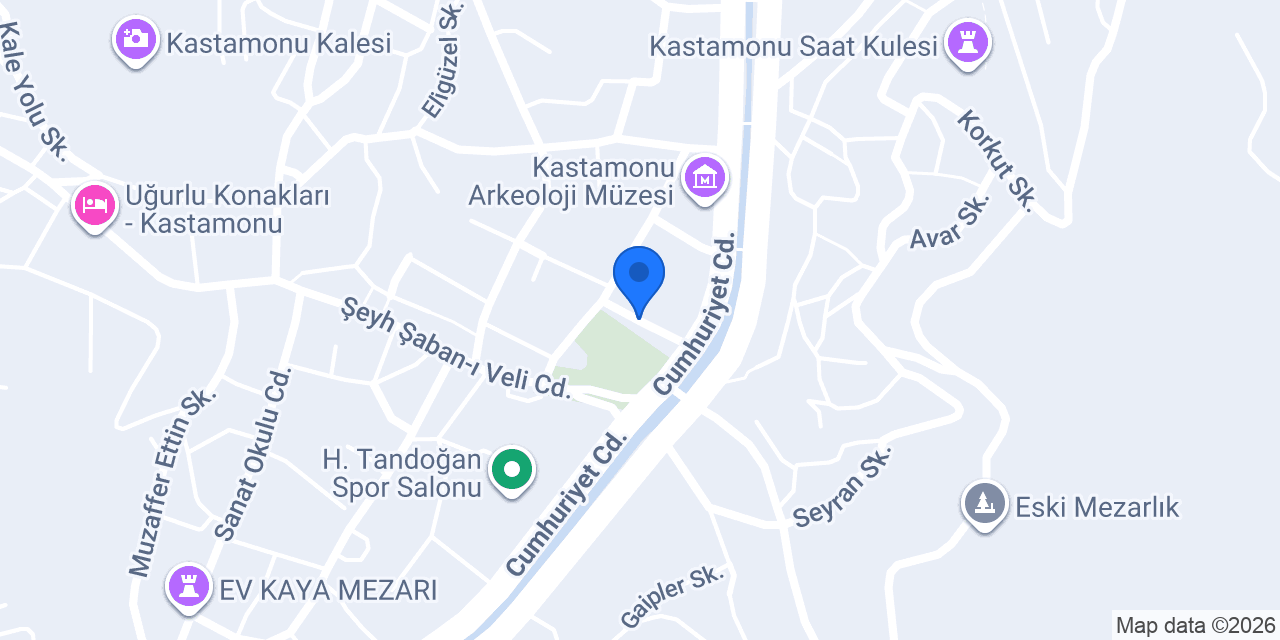 Özel KUZEY Sürücü Kursu konumu
