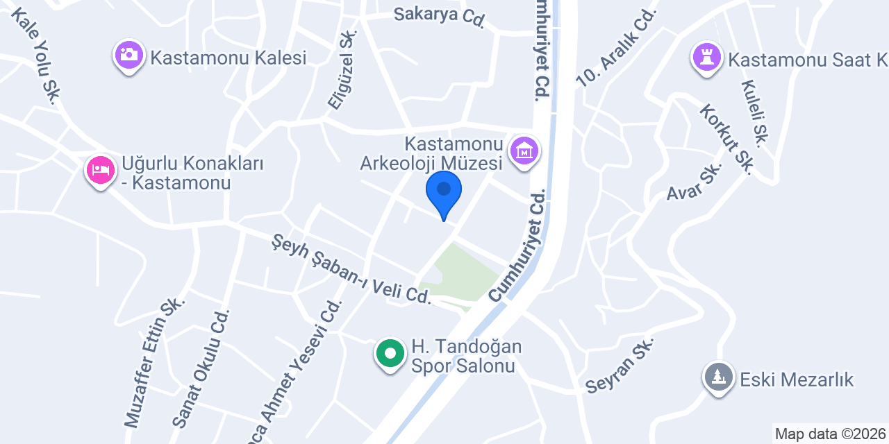 Kastamonu Şekerci Halı Yıkama konumu
