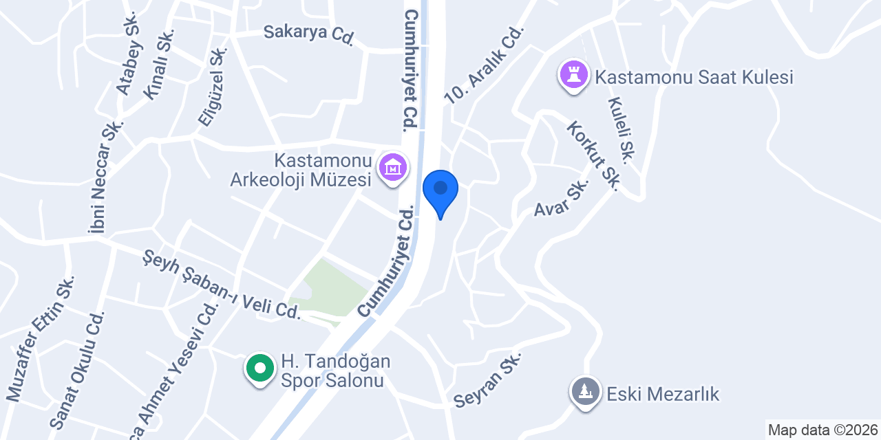 Gün Residence Otel konumu