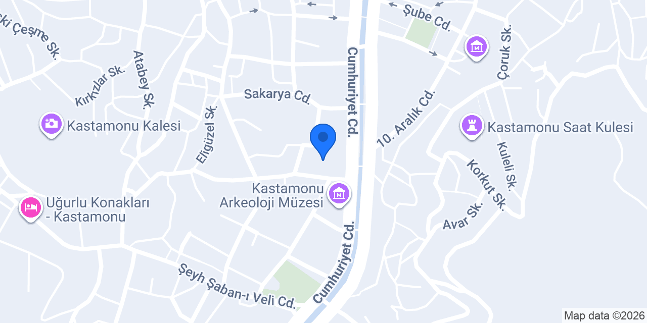 Merkez Ortaokulu konumu