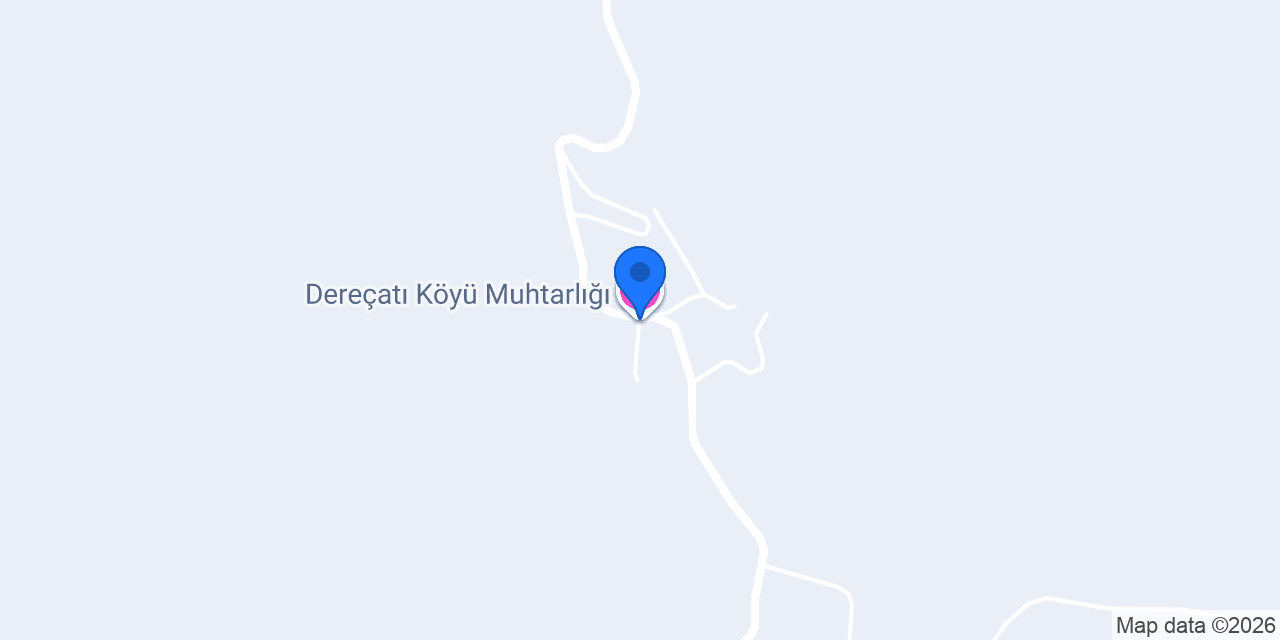 Dereçatı Köyü Muhtarlığı konumu
