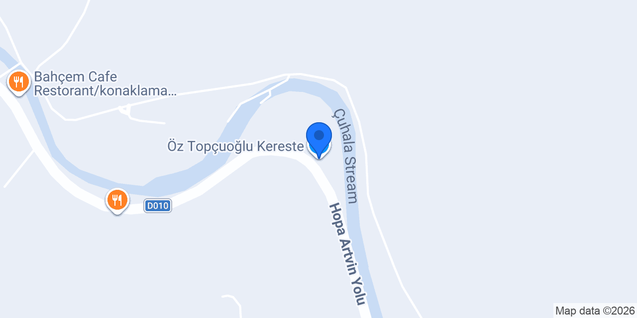 Öz Topçuoğlu Kereste konumu