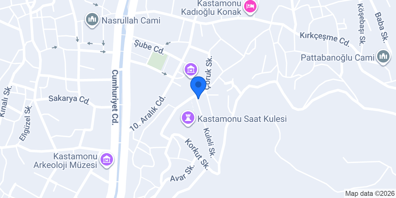 Mazlumcuoğlu Konak Oteli konumu
